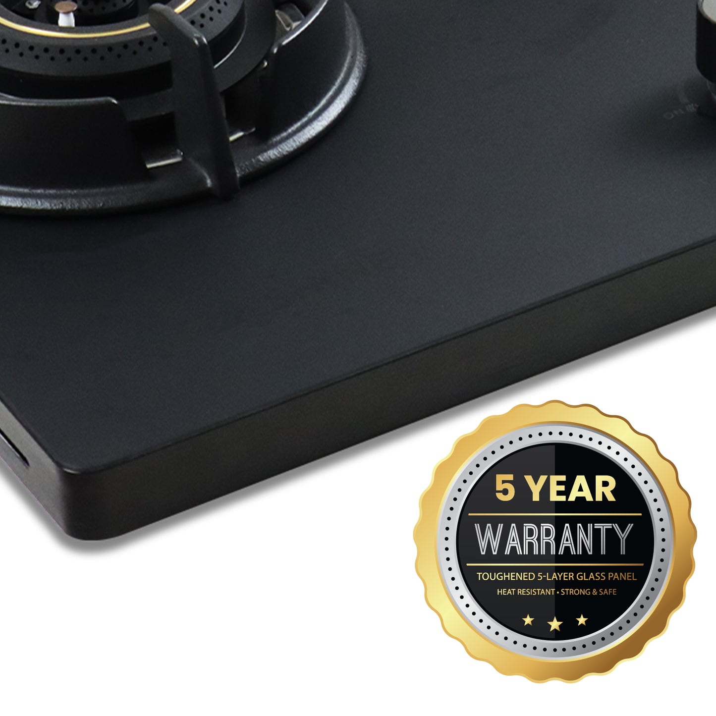 Sunshine Carnival Plus 784 Brass Burner Matt Finish Super Slim Tablet Hob 4 Burner Auto Ignition