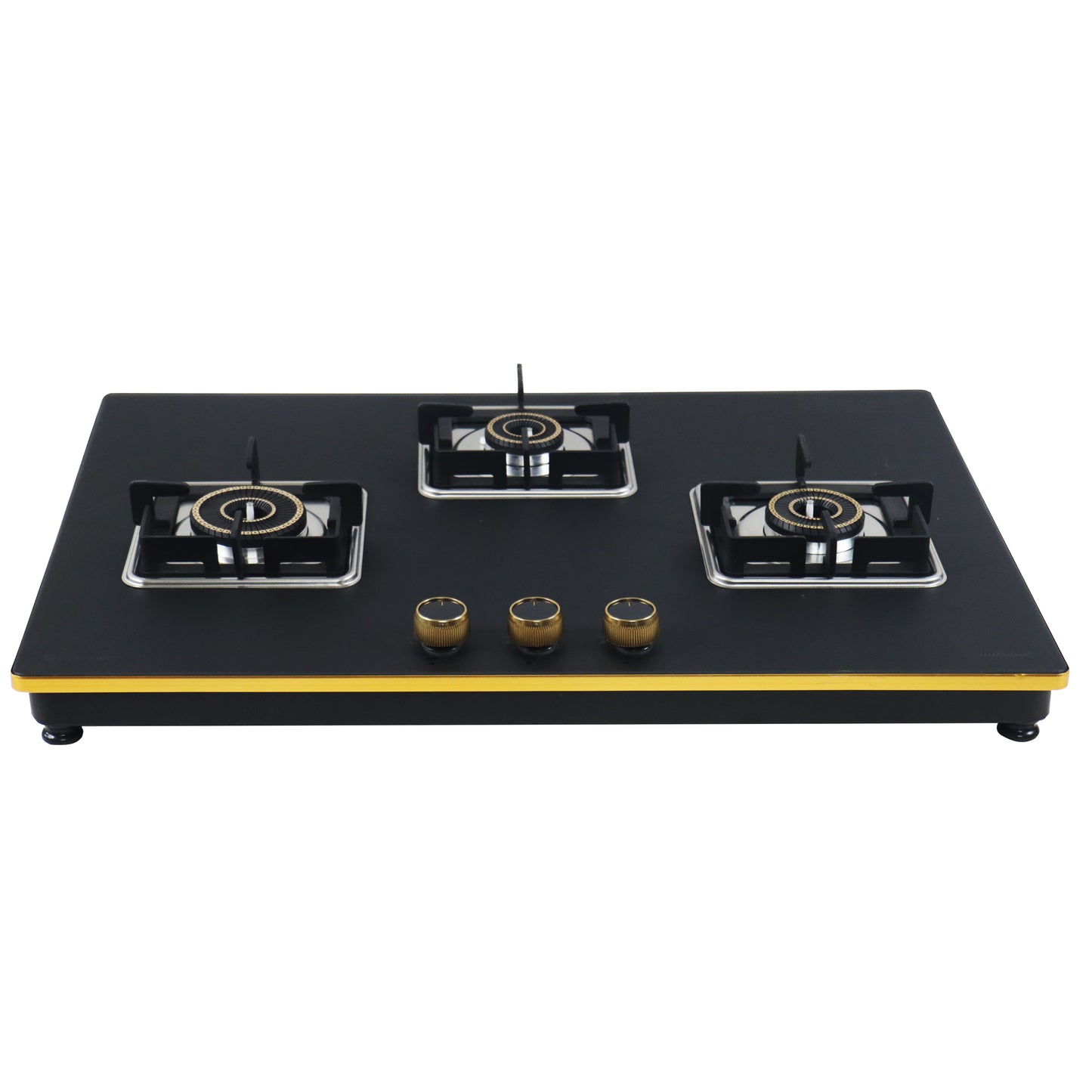 Sunshine Shine Gold Three Burner Gas Stove/Hob Top Auto Ignition