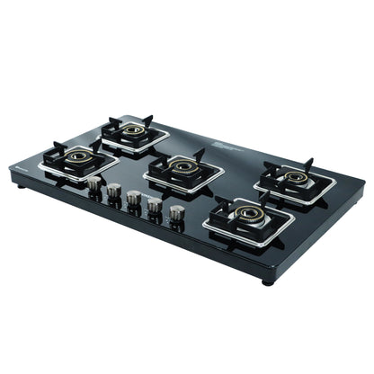 Sunshine Shine Five Burner Gas Stove/Hob Top Auto Ignition