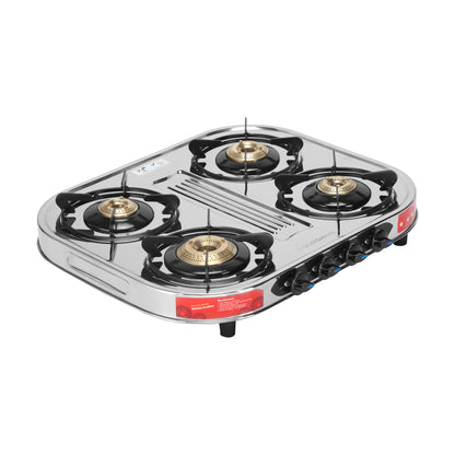 Sunshine Cresta Quattro 4 Burner Gas Stove Manual Ignition