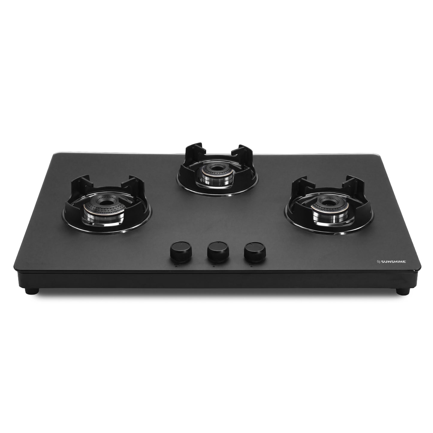 Sunshine Defender 3 Burner Matte Hob Top | 10-Year Warranty | Manual Ignition