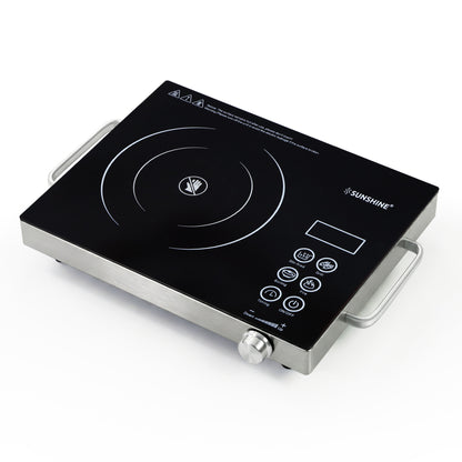 HeatWave Infrared Cooktop 2000W | 7 Cooking Modes | 60–700°C Temperature Control | Stainless Steel Body | Portable Infrared Cooker