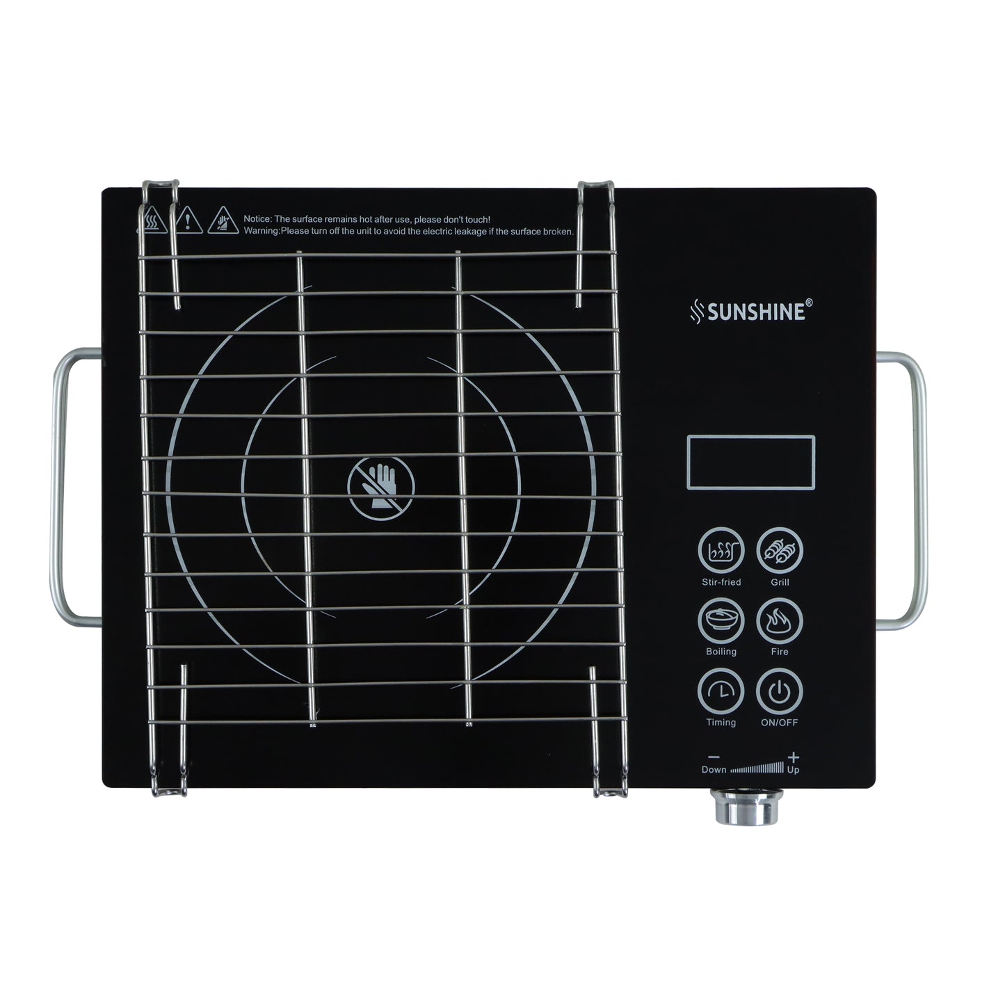 HeatWave Infrared Cooktop 2000W | 7 Cooking Modes | 60–700°C Temperature Control | Stainless Steel Body | Portable Infrared Cooker