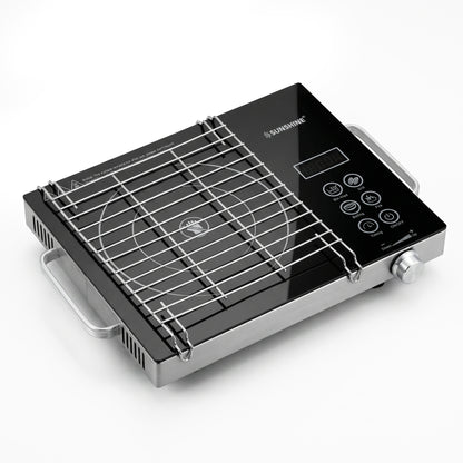 HeatWave Infrared Cooktop 2000W | 7 Cooking Modes | 60–700°C Temperature Control | Stainless Steel Body | Portable Infrared Cooker