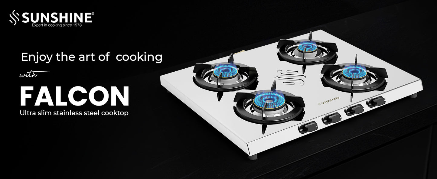 Sunshine Falcon 4 Burner Gas Stove