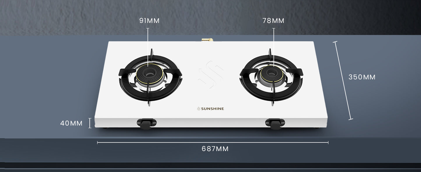 Sunshine Falcon 2 Burner Gas Stove