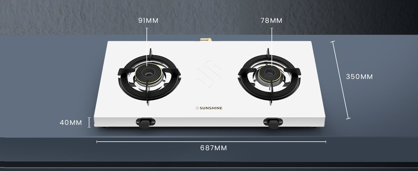 Sunshine Falcon 2 Burner Gas Stove