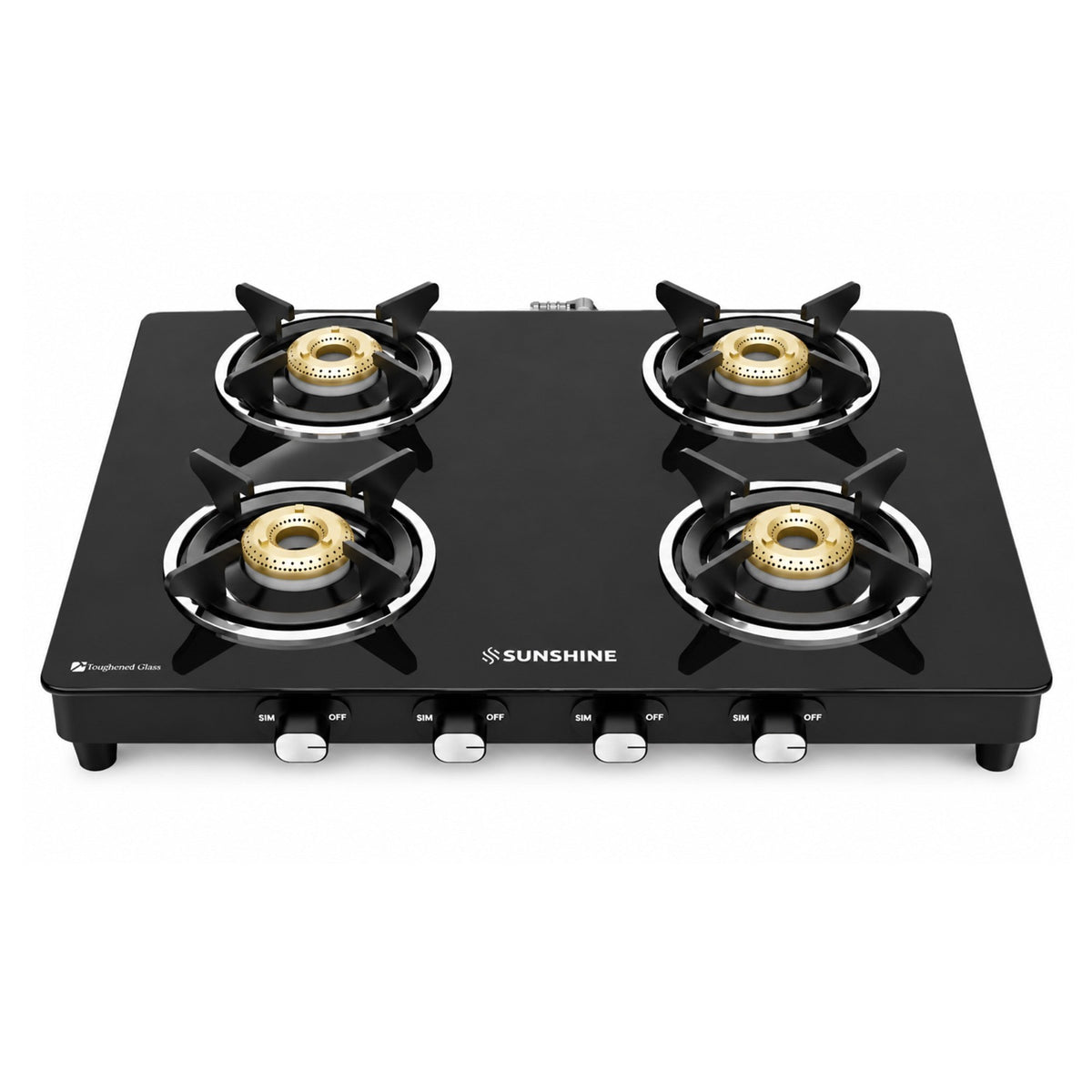 Sunshine Phoenix 4 Burner Gas Stove Cooktop Manual Ignition