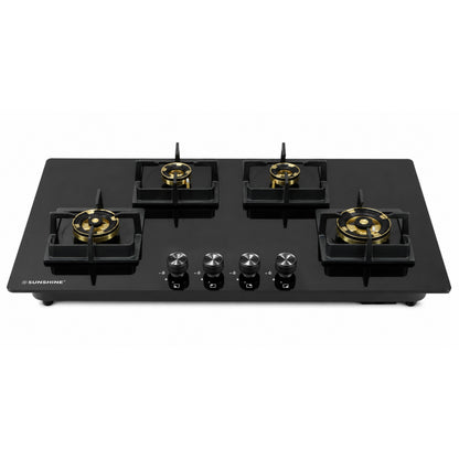 Sunshine Galio Built-in Hob | 5-Year Warranty | Glossy Toughened Glass | Auto Ignition