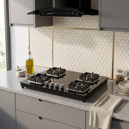 Sunshine Shine Hob Top | SABAF Italian Valves | 3, 4 & 5 Burner