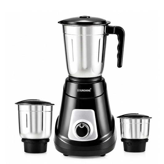 Sunshine Tejas 550W Mixer Grinder | 3 Jar Stainless Steel Mixer Grinder for Home Kitchen