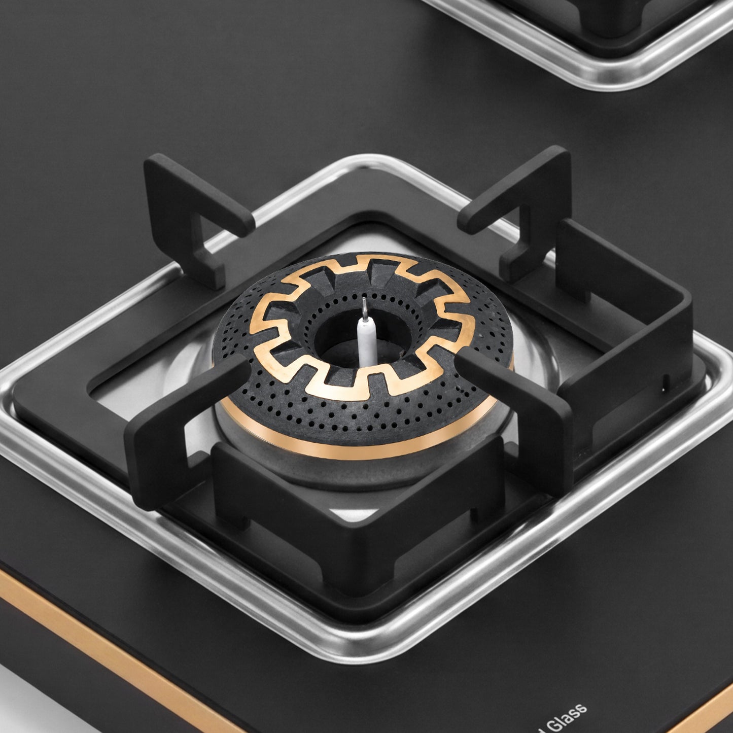 Shine Gold Hob Cooktop | 3 & 4 Burners