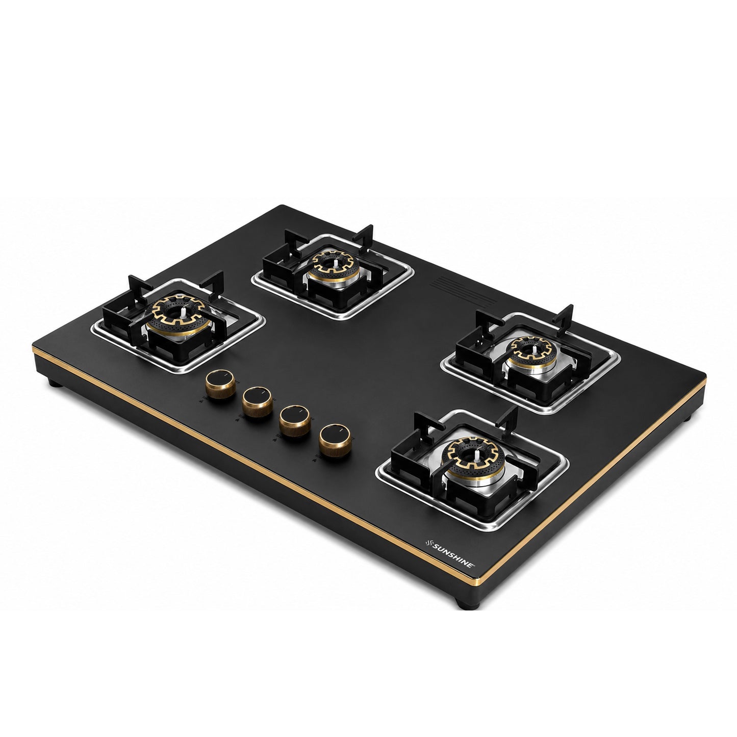 Shine Gold Hob Cooktop | 3 & 4 Burners