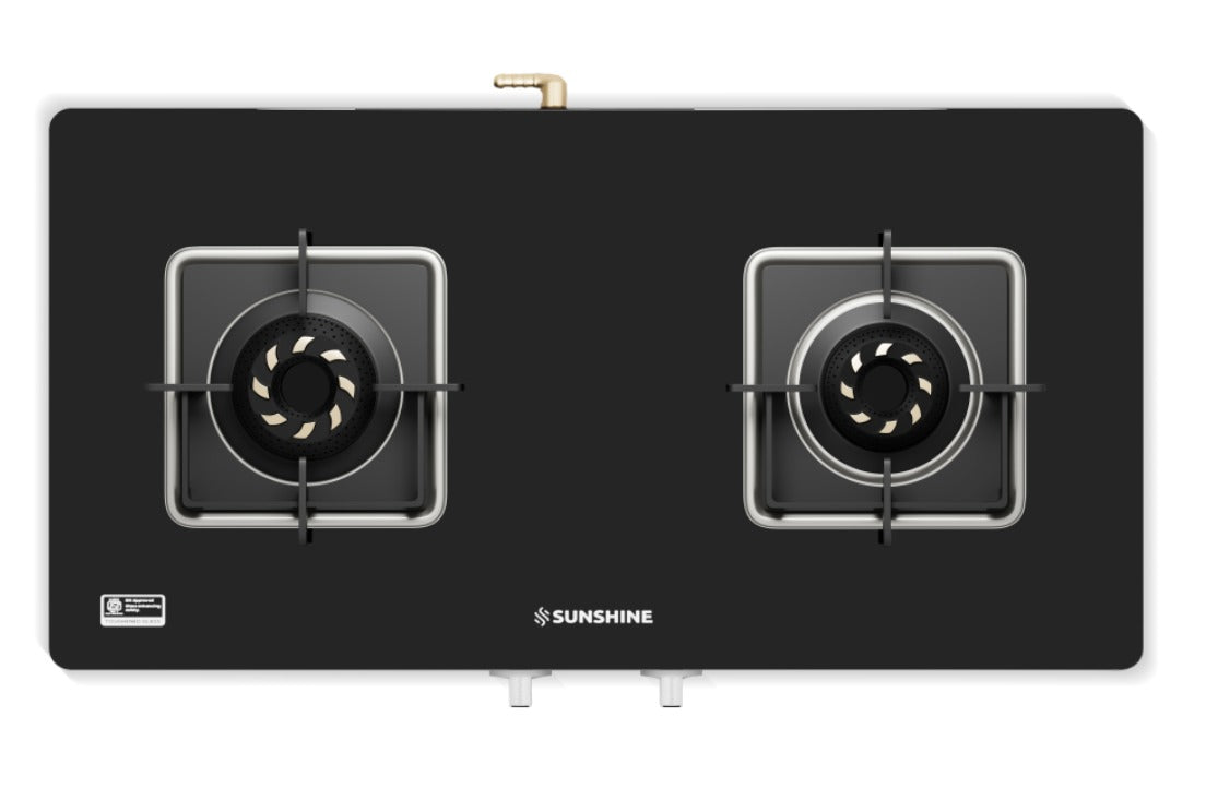 Sunshine Slimmest Aircross 2 Burner Gas Stove Manual Ignition