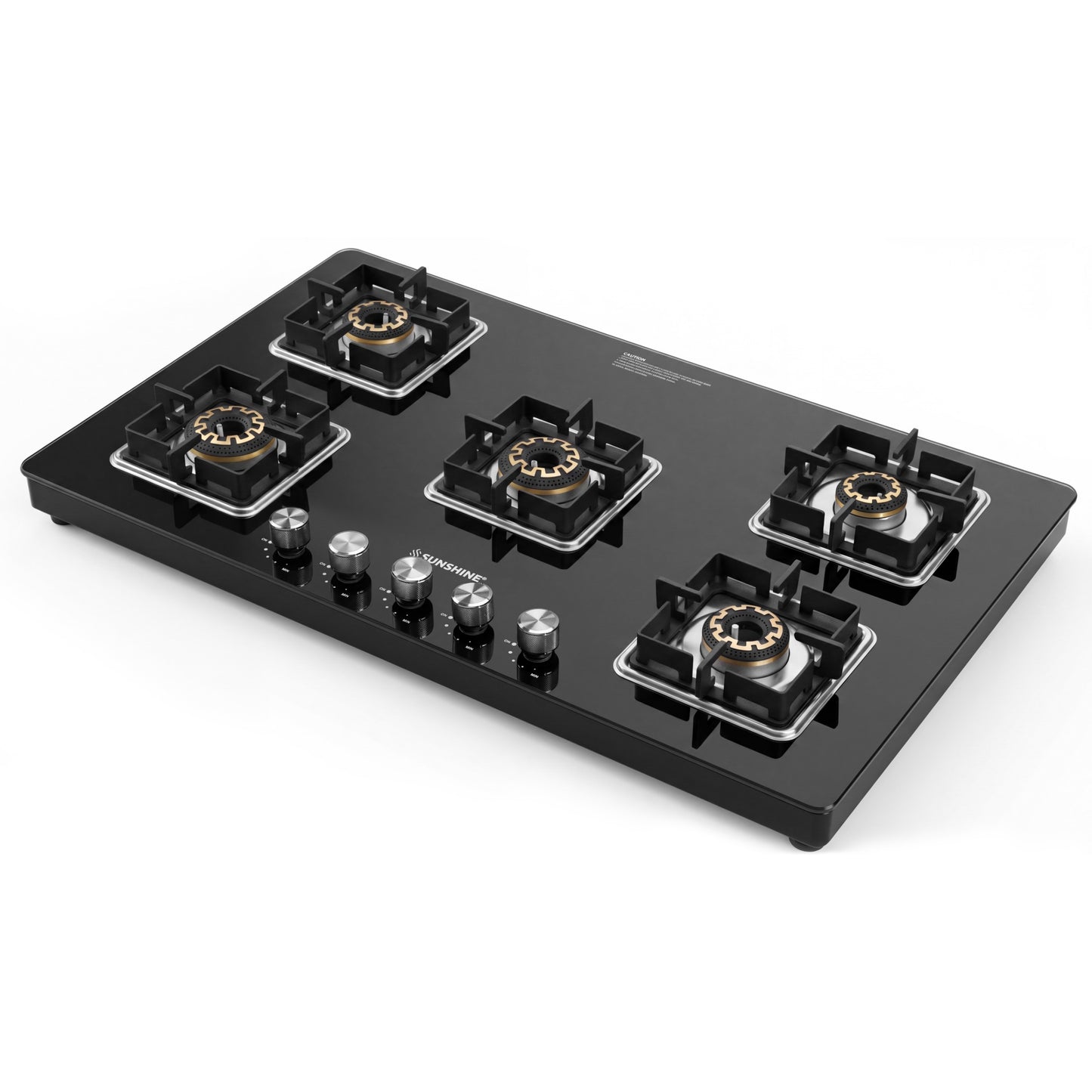 Sunshine Shine Hob Top – 3, 4 & 5 Burner Auto Ignition Gas Stove