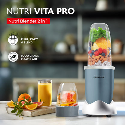 Sunshine Nutri Vita Pro 2 In 1 Nutri Blender 1000W 