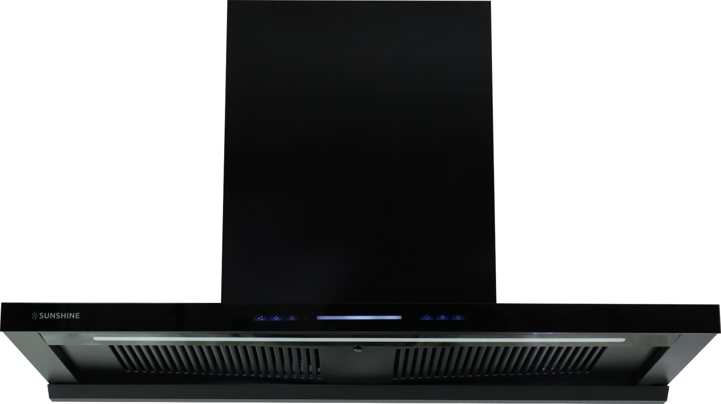 Sunshine Everest Chimney – 2000 m³/hr Suction, Ultra-Slim Design, Elegant Glass Finish, Largest LED Panel