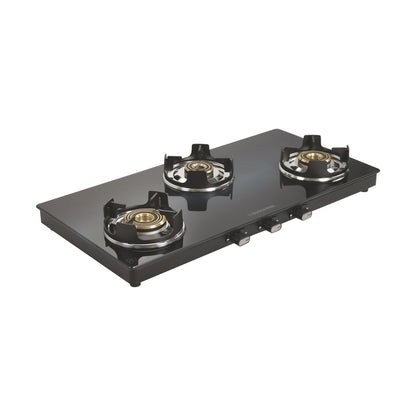 Sunshine Sapphire Three Burner Gas Stove Manual Ignition