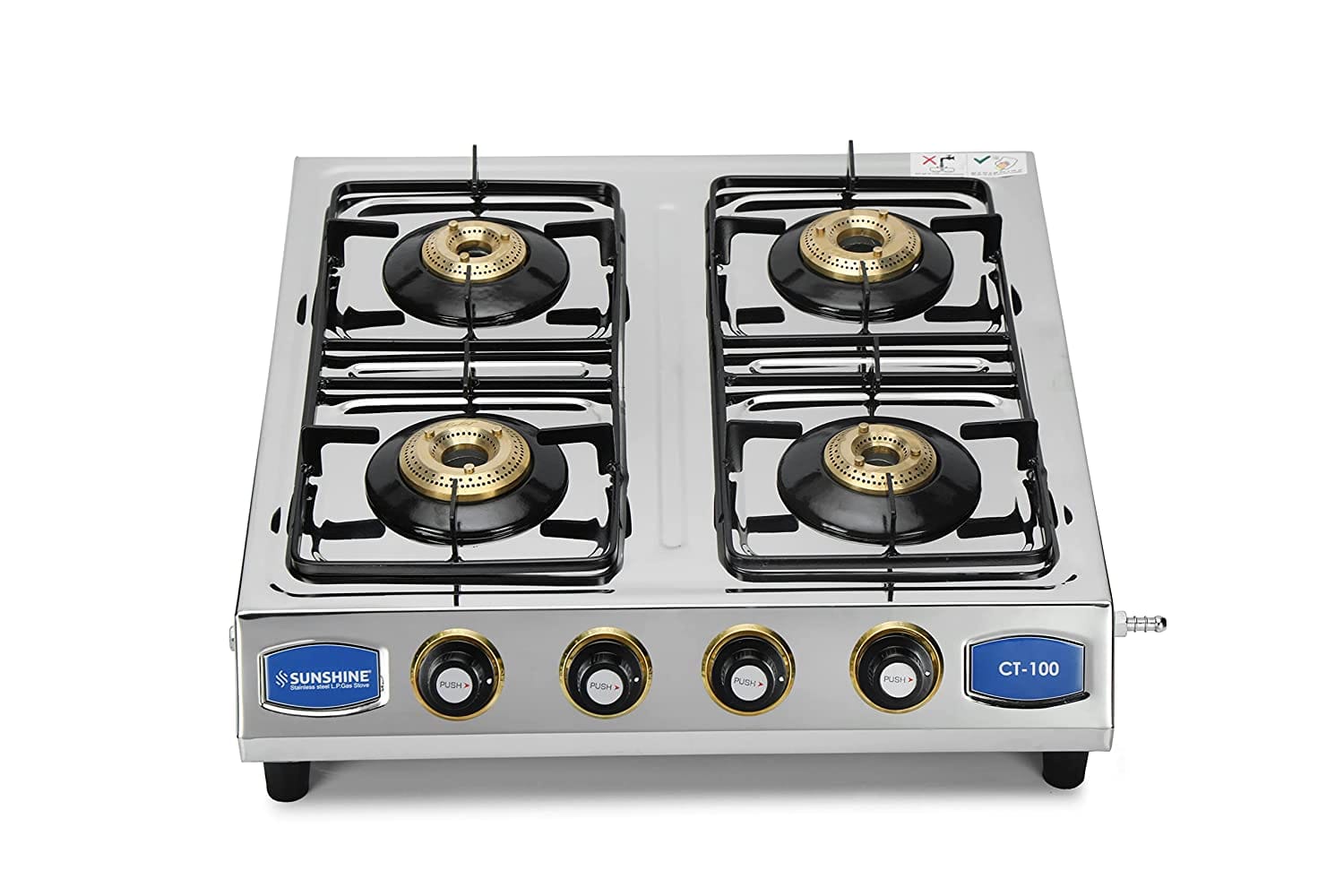 Sunshine CT100 4 Burner Gas Stove Manual Ignition