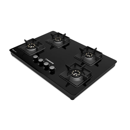 Sunshine Slimmest Magnite Glass Hob Top Cooktop Manual Ignition