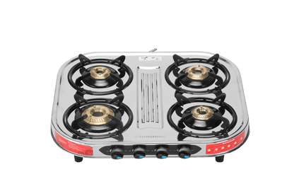 Sunshine Cresta Quattro 4 Burner Gas Stove Manual Ignition