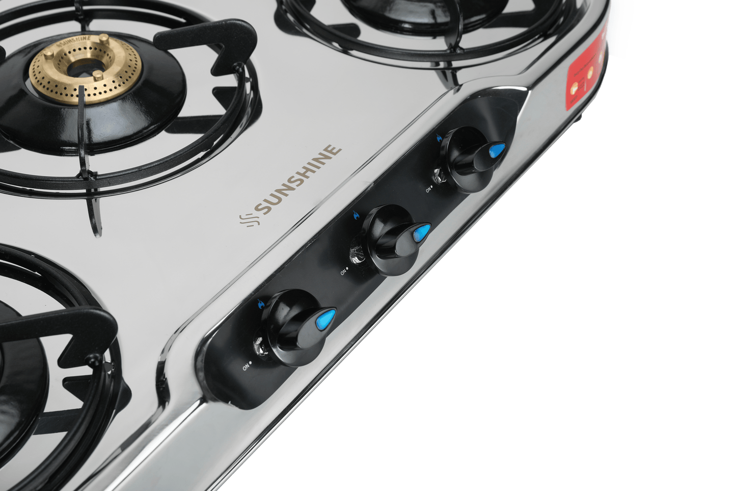 Sunshine Cresta Tri-Cook 3 Burner Gas Stove Manual Ignition